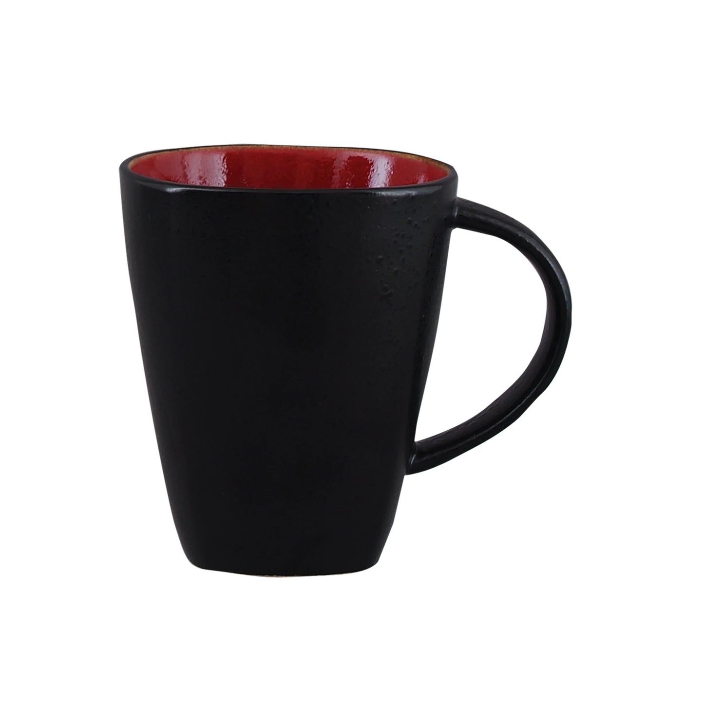 Gibson Soho Lounge Red Dinner Set | 16-Piece Scratch-Resistant Stoneware
