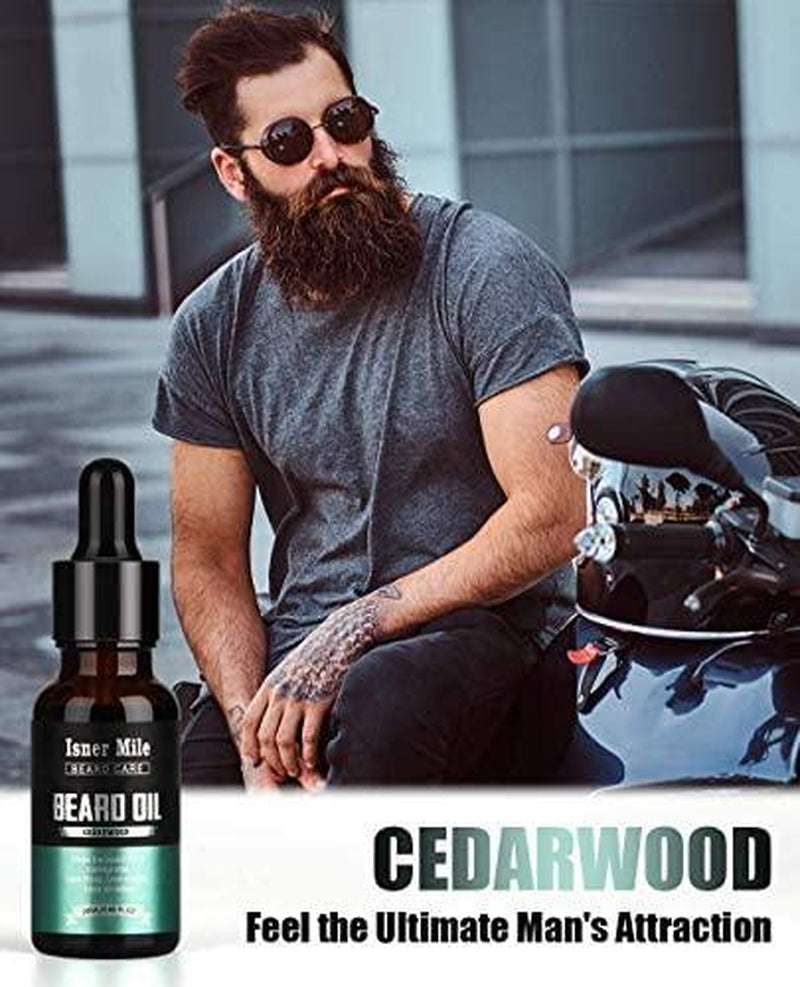 Isner Mile Beard Oil: 4-Pack Scented Grooming Set for Men