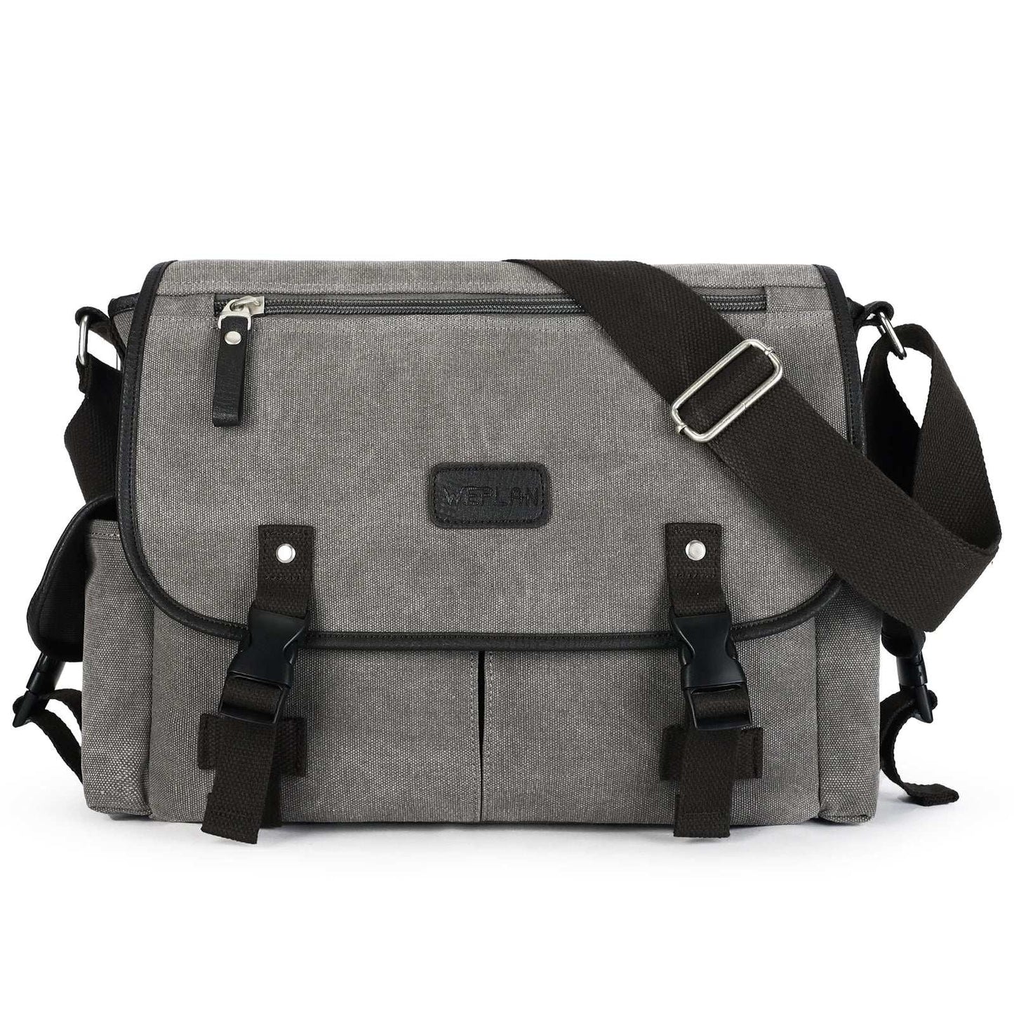 High-Quality Men's Vintage Canvas Messenger Bag | Large Capacity for Laptop & Essentials