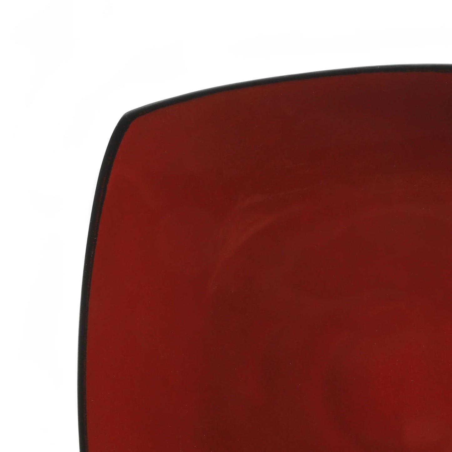 Gibson Soho Lounge Red Dinner Set | 16-Piece Scratch-Resistant Stoneware