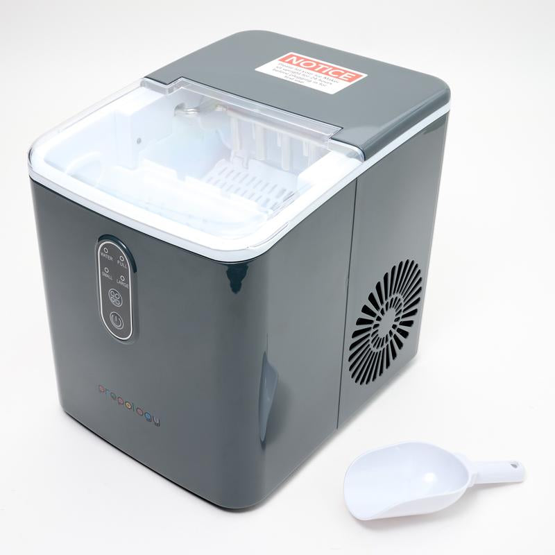Countertop Bullet Ice Maker by Prepology | Fast Ice Production (2 Sizes) | Available in Multiple Colors
