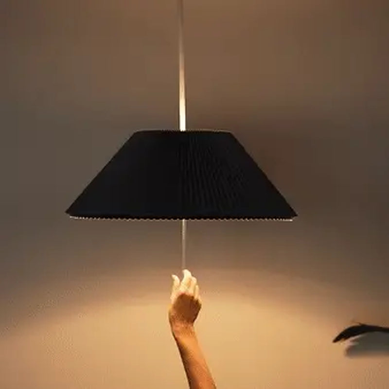 Shape-Changing Pendant Lamp | Dynamic Circular, Frustum & Cylindrical Shade for Ambiance