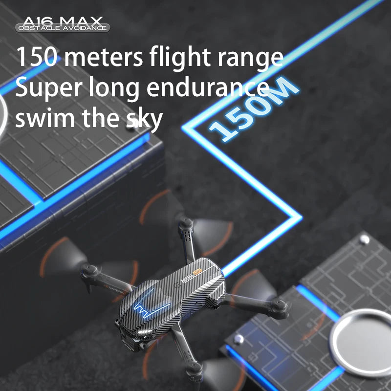 A16 MAX GPS Drone - 360° Obstacle Avoidance, Tracking, & HD Camera for Aerial Photography (4K/6K/8K Models)