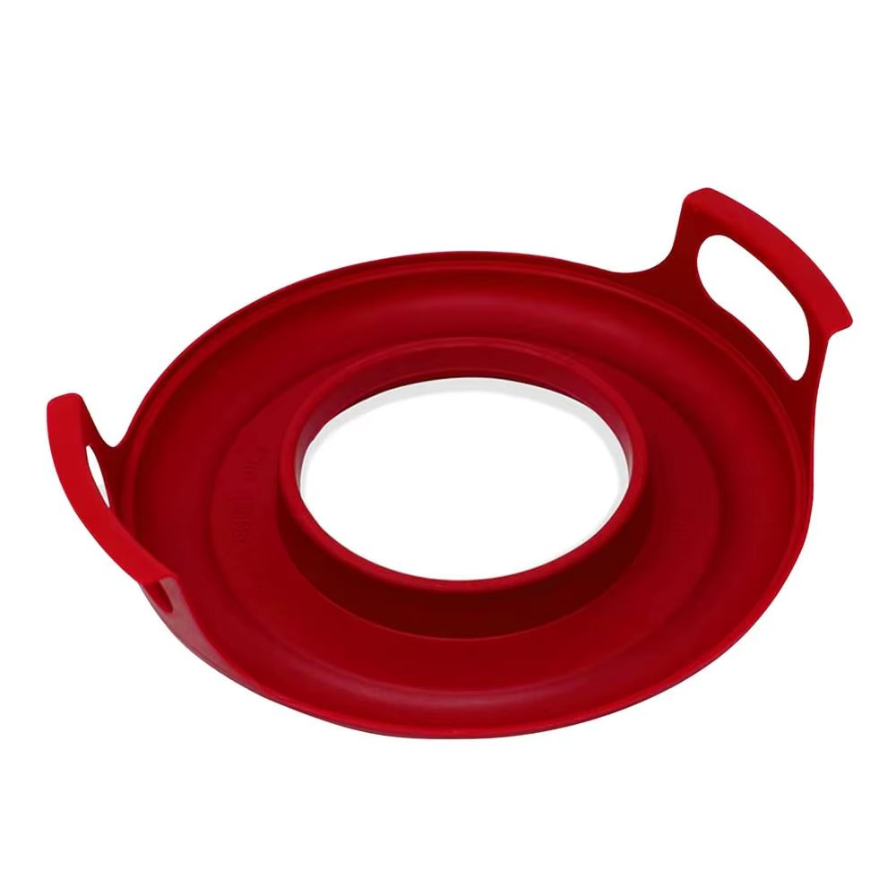 Microwave Plate Holder & Bowl Carrier | Heat-Resistant Tray with Handles for Hot Food