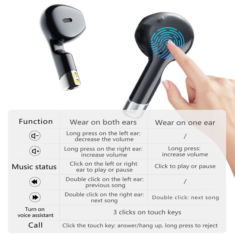 Smart Watch with Built-in Wireless Earbuds | Fitness Tracker, Bluetooth Calling & Music Play | Android & iPhone Compatible