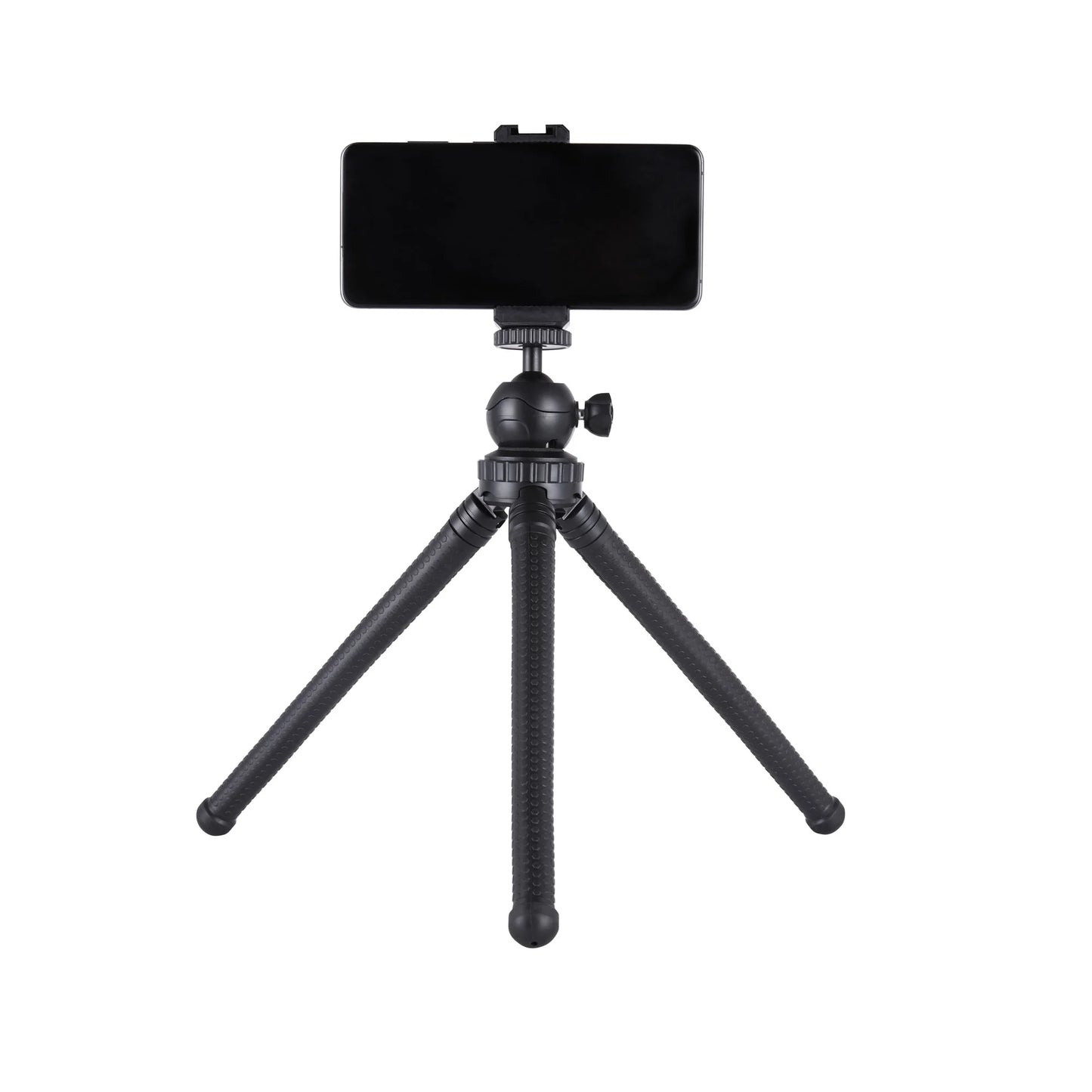 Onn Adjustable Mini Tripod Stand | Flexible Holder for Compact Cameras, GoPro & Smartphones