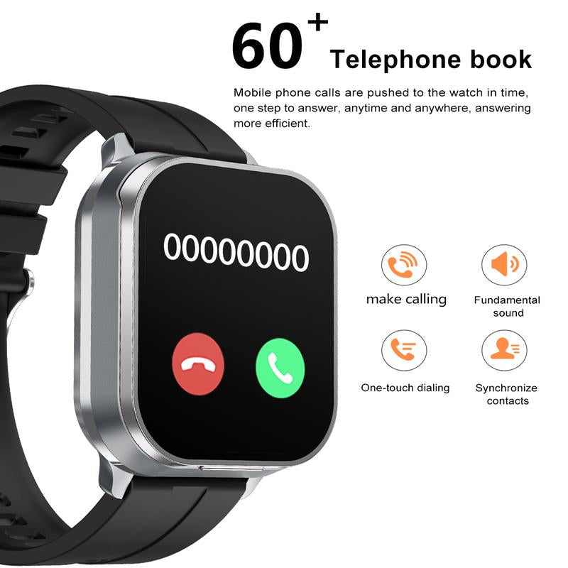 Smart Watch with Built-in Wireless Earbuds | Fitness Tracker, Bluetooth Calling & Music Play | Android & iPhone Compatible
