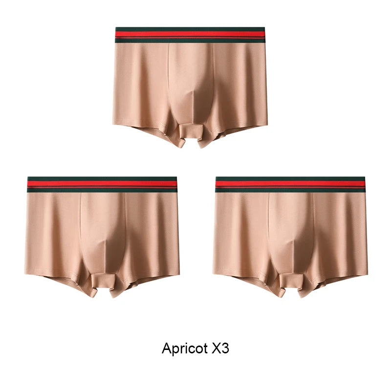 GOOD LUCK Men's Boxer Briefs 3-Pack Sports Underwear for All-Day Comfort Multiple Styles & Sizes
