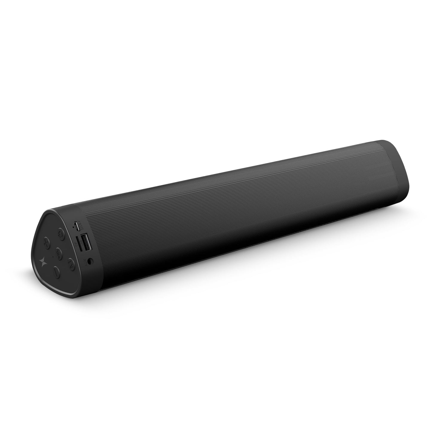 Xtreme Solo Black Bluetooth Soundbar | Portable, Rechargeable Speaker with Dual Drivers & Hands-Free Calls