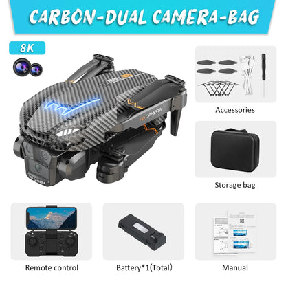 A16 MAX GPS Drone - 360° Obstacle Avoidance, Tracking, & HD Camera for Aerial Photography (4K/6K/8K Models)