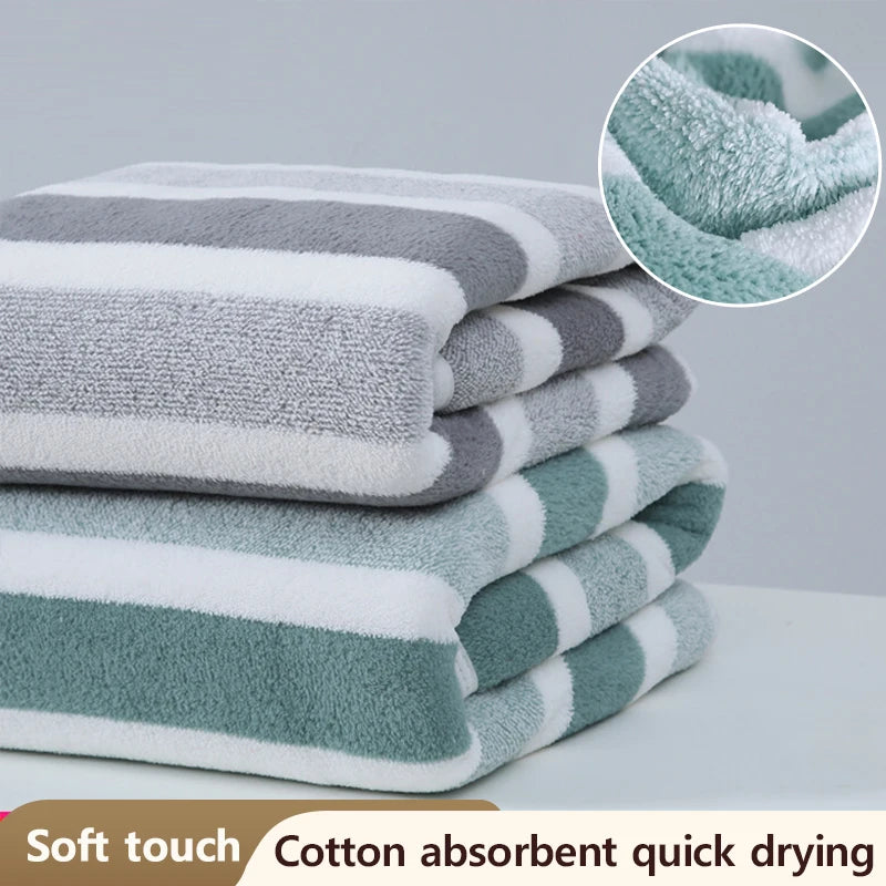 Premium Quick-Dry Face & Bath Towel | Thickened Absorbent Home Essential