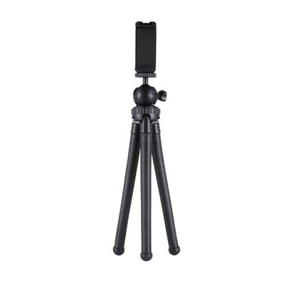 Onn Adjustable Mini Tripod Stand | Flexible Holder for Compact Cameras, GoPro & Smartphones