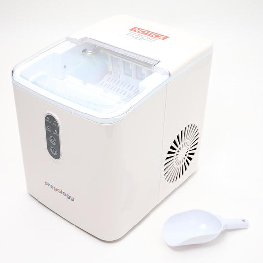 Countertop Bullet Ice Maker by Prepology | Fast Ice Production (2 Sizes) | Available in Multiple Colors