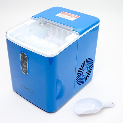 Countertop Bullet Ice Maker by Prepology | Fast Ice Production (2 Sizes) | Available in Multiple Colors