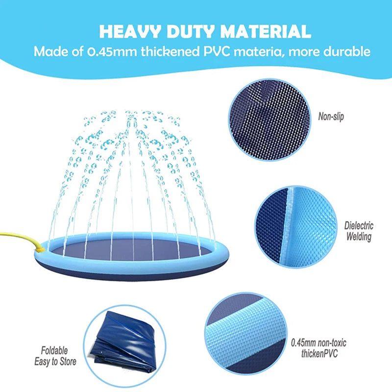 Dog Splash Mat | Outdoor Water Play Toy for All Dog Sizes