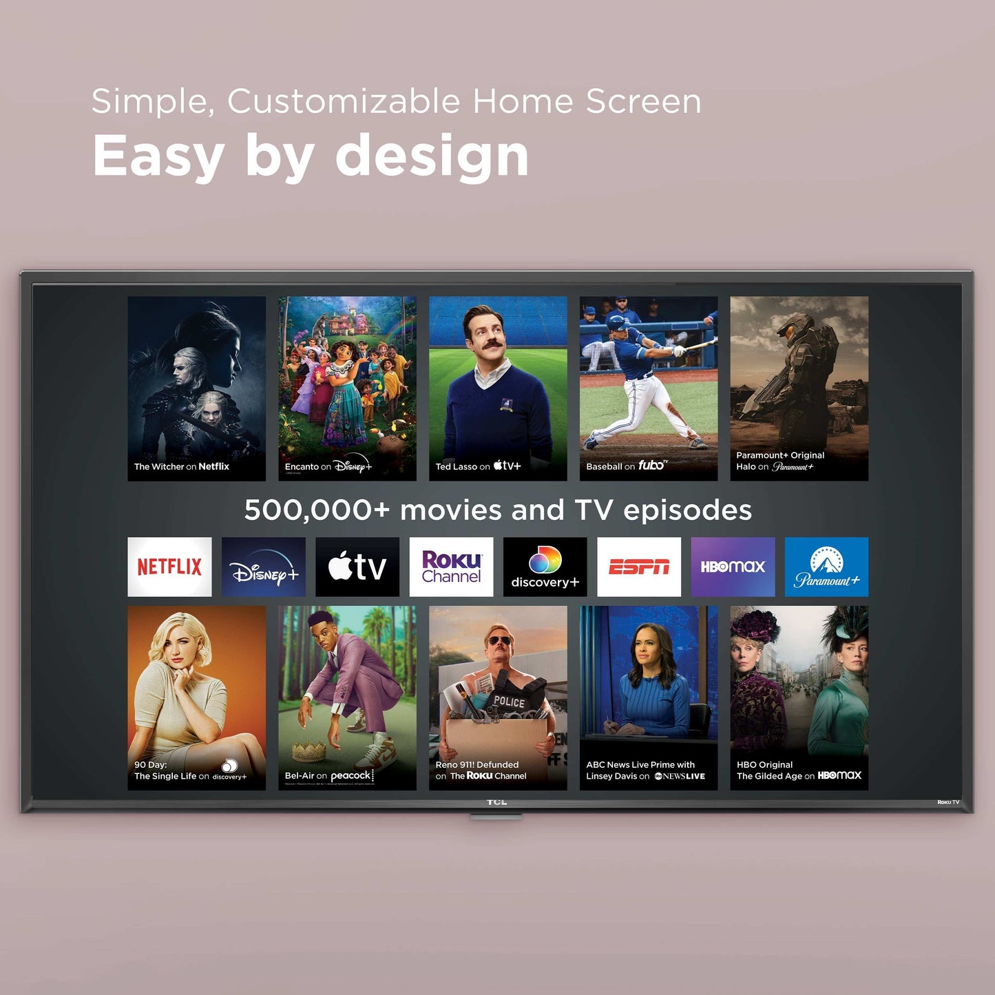 TCL 32” Class S3 (32S357) Full HD 1080p LED Smart TV with Roku TV | Voice Control & AirPlay