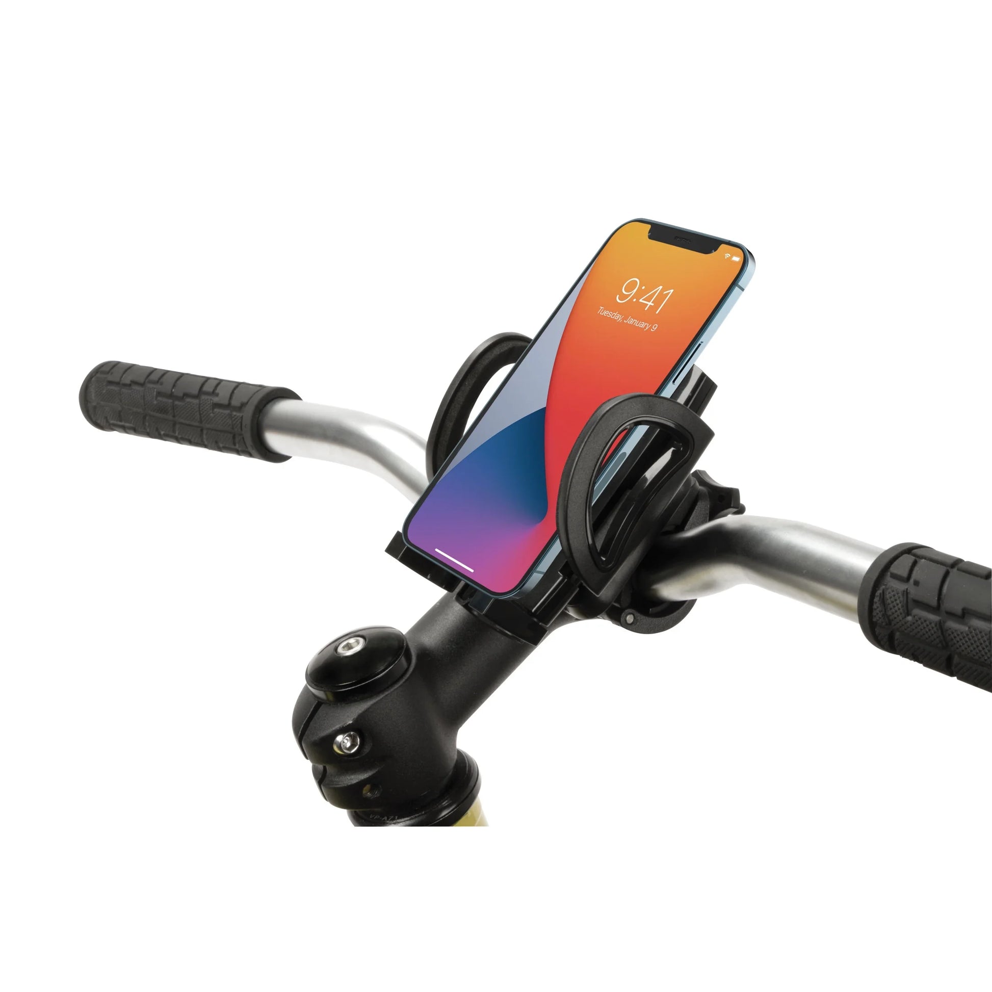Scosche Handleit Handlebar Bike Mount | Universal Phone Holder for Mobile Devices up to 4" Wide