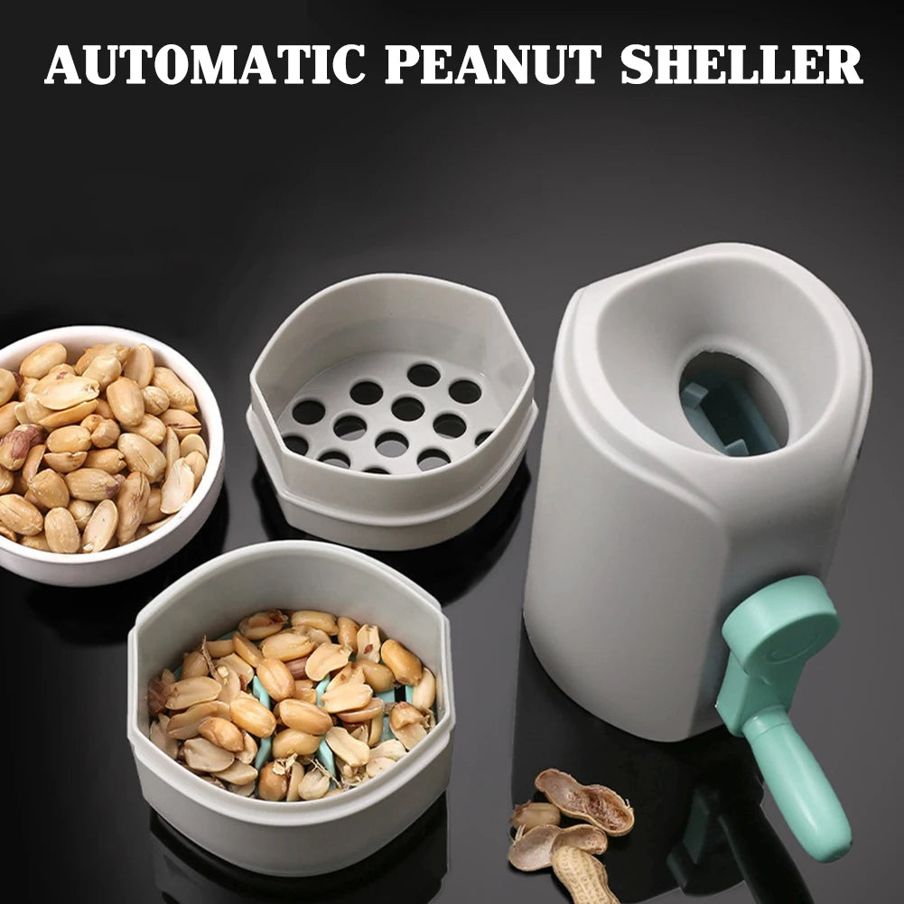 Hands-Crank  Peanut & Pistachio Sheller | Food-Grade, Mess-Free Nut Opener for Home & Commercial Use