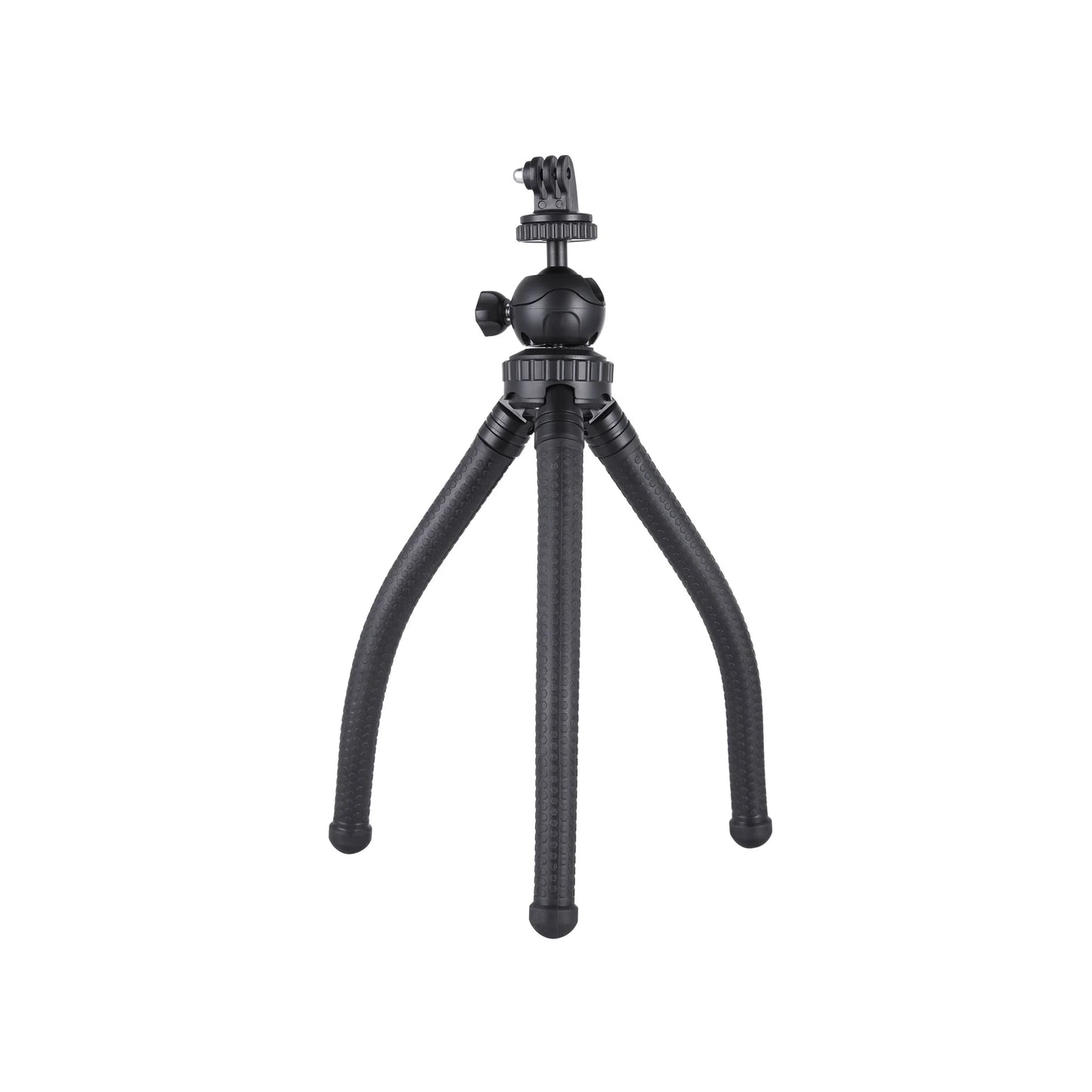 Onn Adjustable Mini Tripod Stand | Flexible Holder for Compact Cameras, GoPro & Smartphones