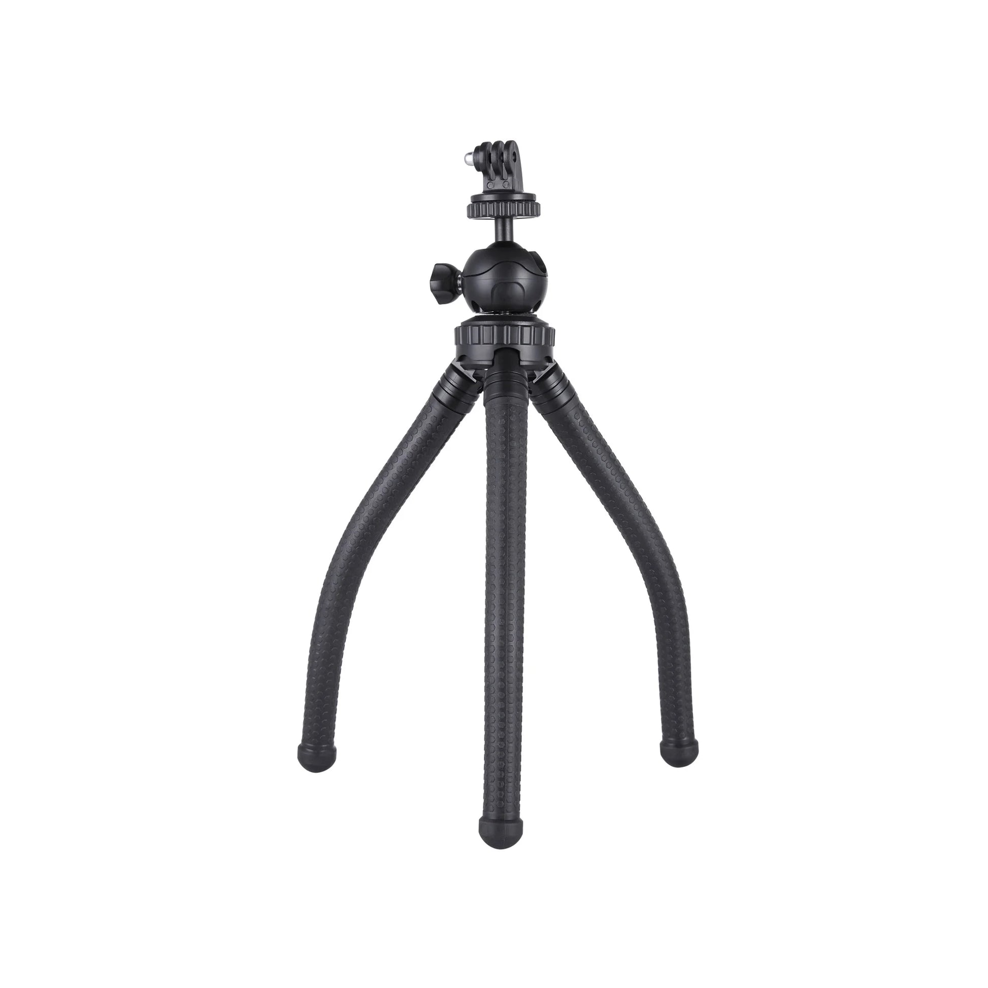 Onn Adjustable Mini Tripod Stand | Flexible Holder for Compact Cameras, GoPro & Smartphones