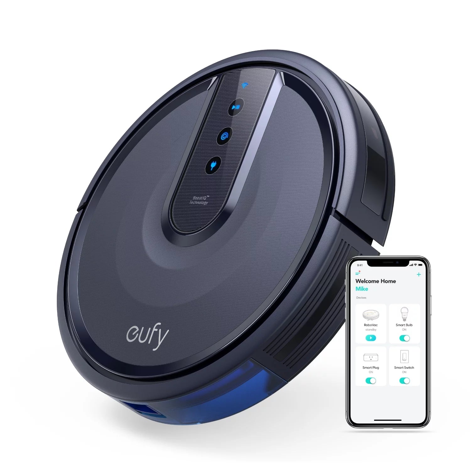 Anker Eufy RoboVac 25C Wi-Fi Connected Robot Vacuum | Quiet, Slim, Wi-Fi & Voice Control