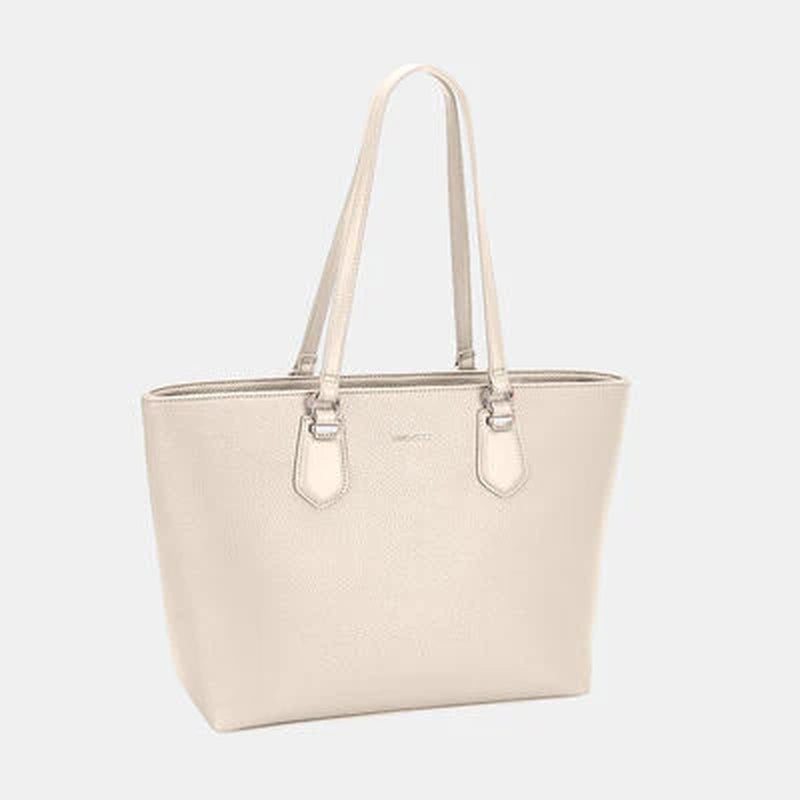 Versatile David Jones PU Leather Tote Bag | Fashionable Everyday Handbag for Women