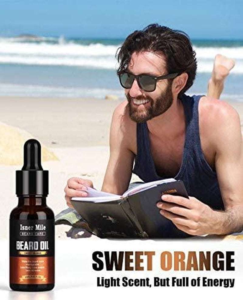 Isner Mile Beard Oil: 4-Pack Scented Grooming Set for Men
