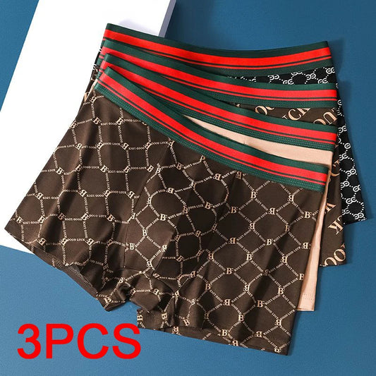 GOOD LUCK Men's Boxer Briefs 3-Pack Sports Underwear for All-Day Comfort Multiple Styles & Sizes