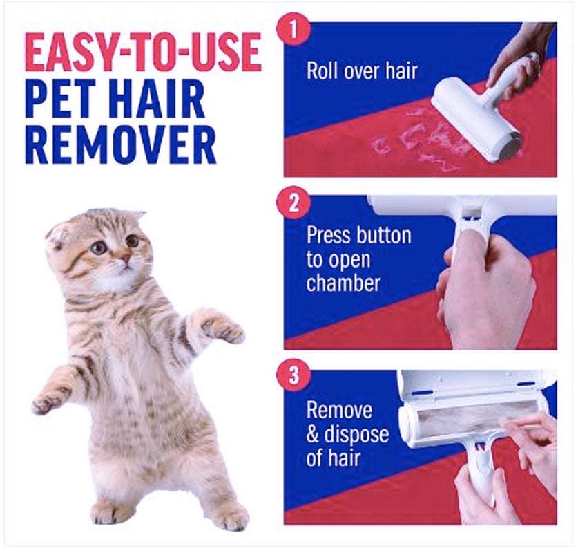 Roller Pet Hair Remover and Reusable Lint Roller