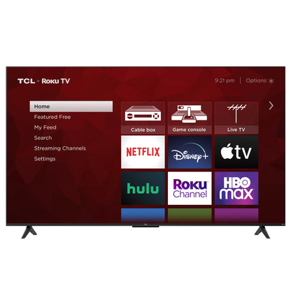 TCL 55” Class S4 (55S451) 4K UHD HDR Smart TV with Roku TV