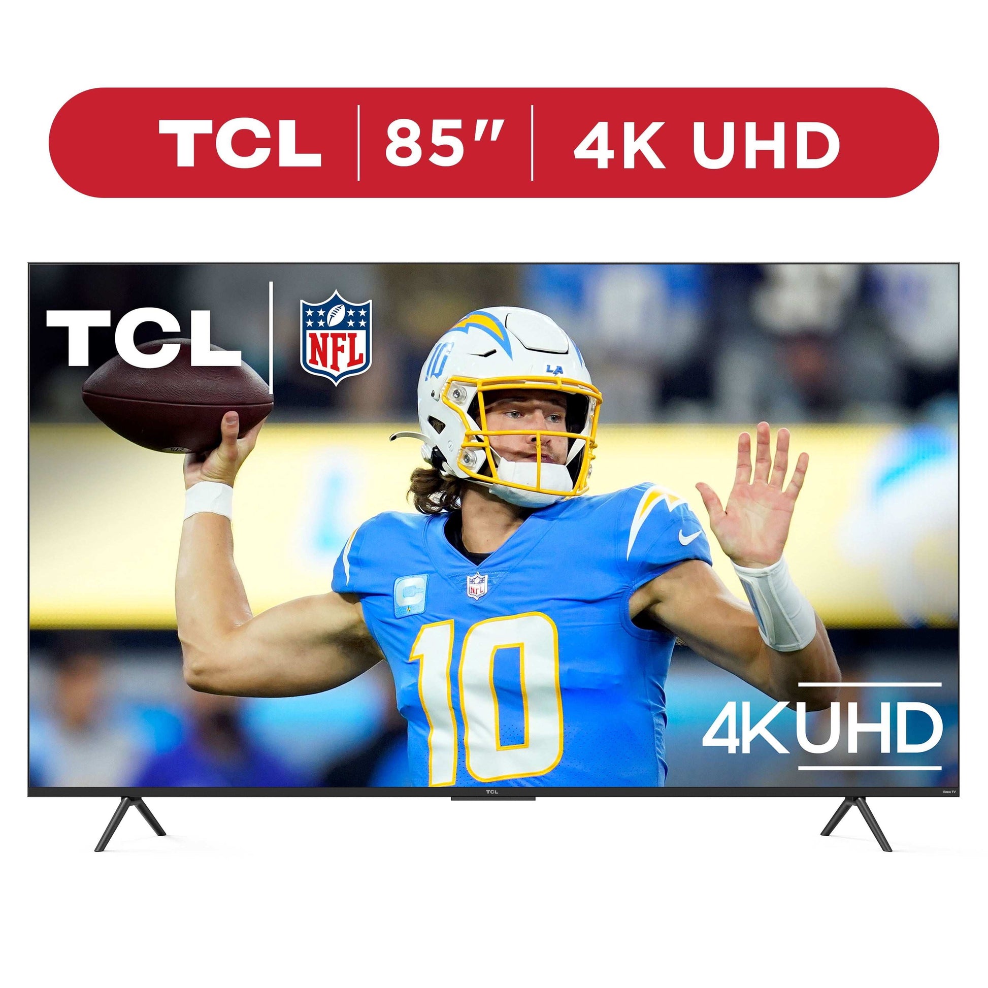 TCL 85” Class S4 (85S410R) 4K UHD HDR LED Smart TV with Roku TV