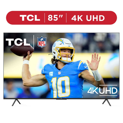 TCL 85” Class S4 (85S410R) 4K UHD HDR LED Smart TV with Roku TV