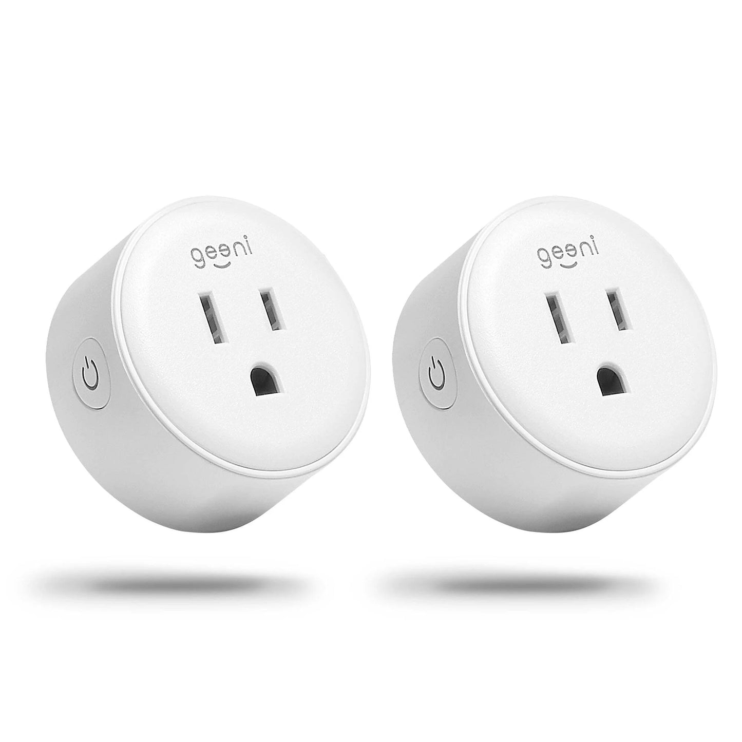 Geeni DOT Smart Plug | Compact Wi-Fi Outlet (2.4GHz) with Remote & Voice Control (2-Pack) | Alexa & Google Compatible