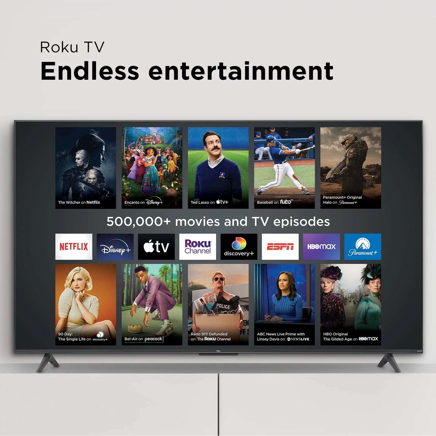 TCL 55” Class S4 (55S451) 4K UHD HDR Smart TV with Roku TV