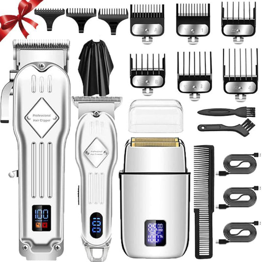 Portable Electric Shaver with USB Charging | IPX6 Waterproof, Adaptive Blade & Digital Display