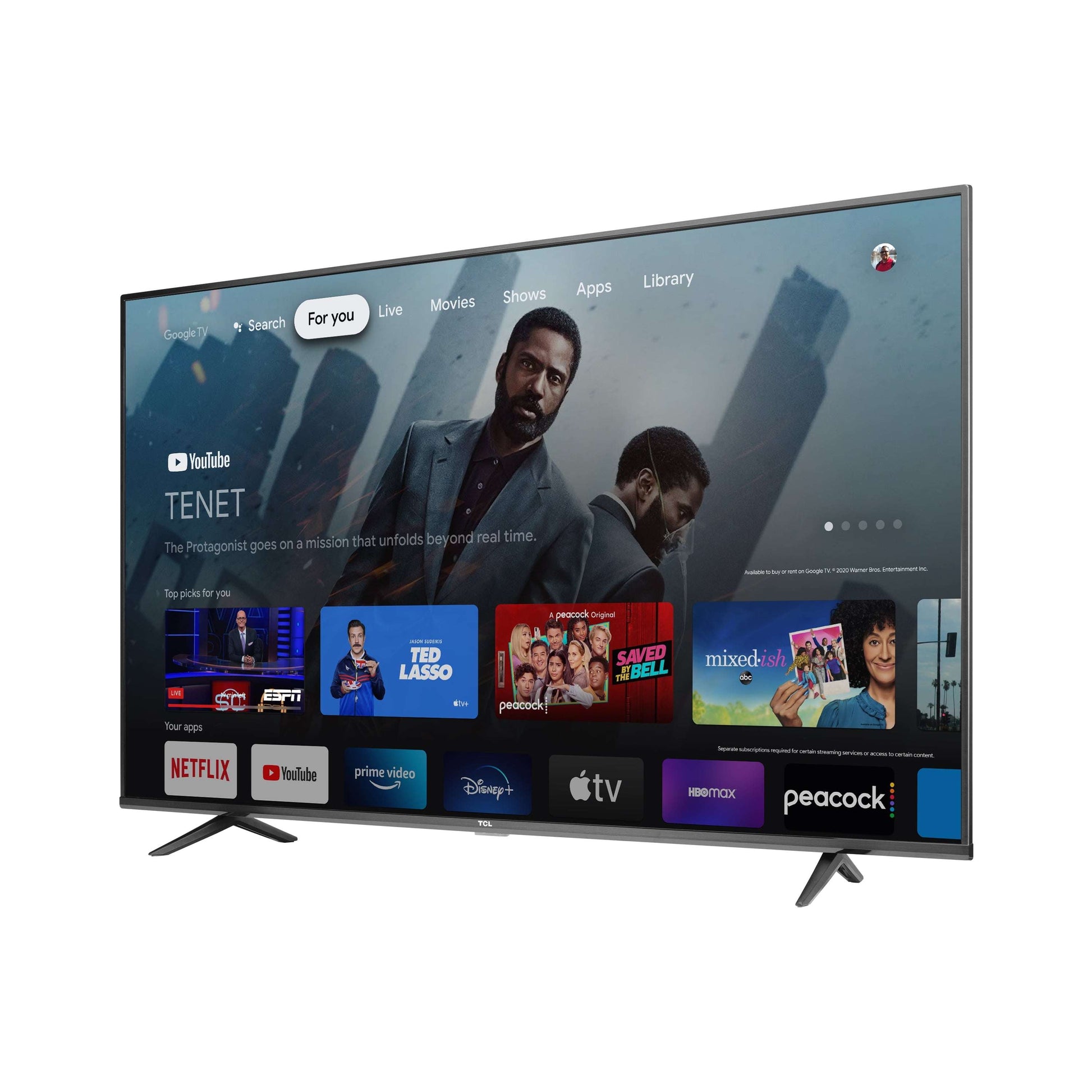 TCL 65" Class 4-Series 4K UHD HDR LED Smart Google TV (65S446) | Voice Control, Google Assistant, & Multiple HDMI
