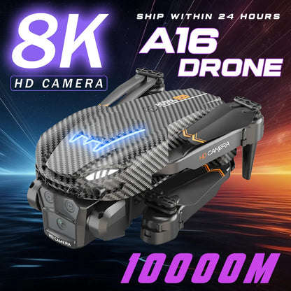 A16 MAX GPS Drone - 360° Obstacle Avoidance, Tracking, & HD Camera for Aerial Photography (4K/6K/8K Models)