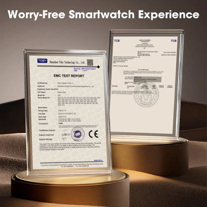Men's Smart Watch with Answer/Make Calls | 1.39" Large HD Screen, Fitness Tracker & IP68 Waterproof Android/iPhone