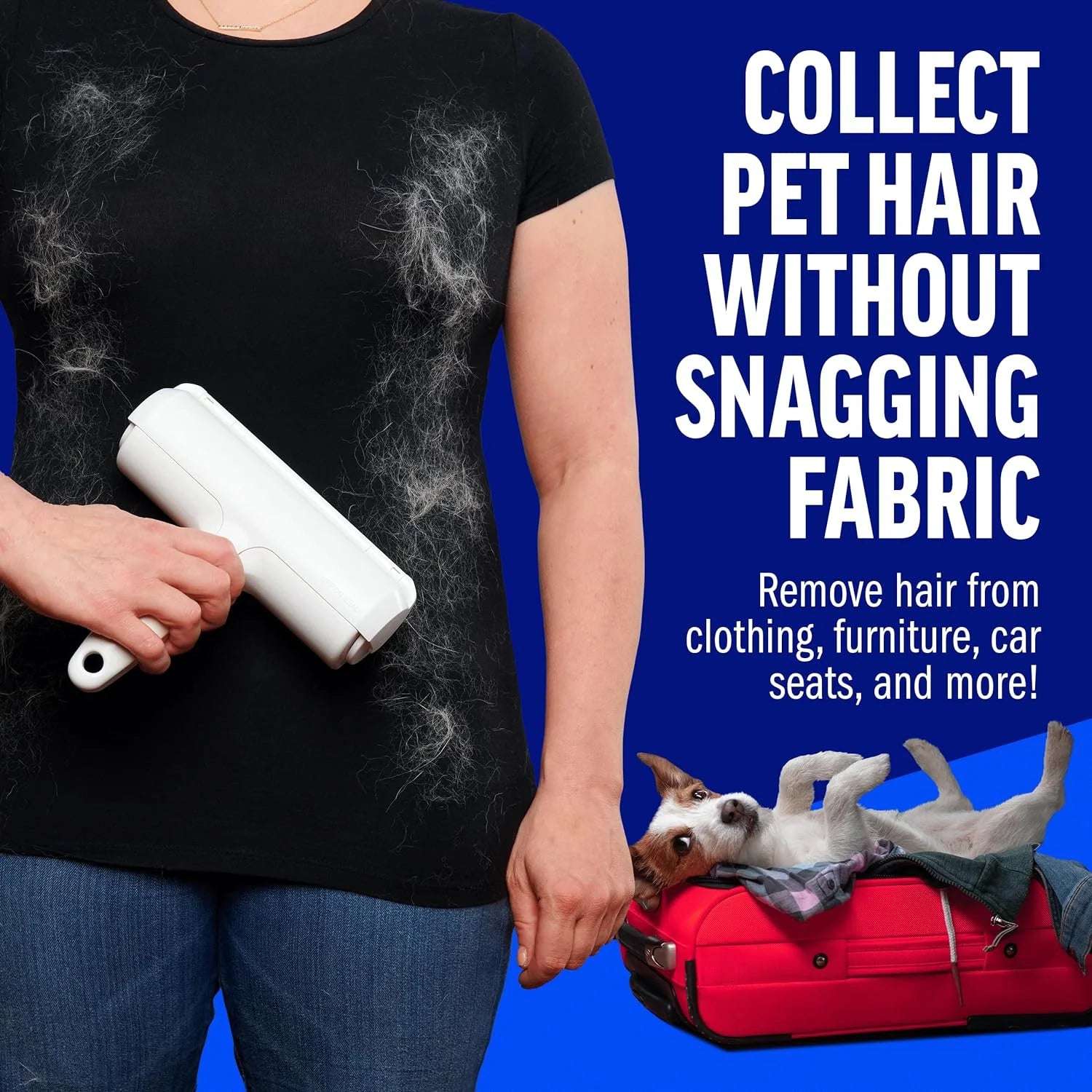 Roller Pet Hair Remover and Reusable Lint Roller