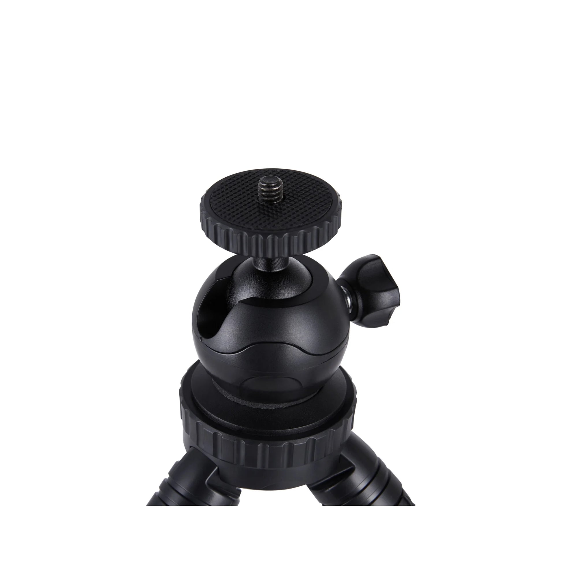 Onn Adjustable Mini Tripod Stand | Flexible Holder for Compact Cameras, GoPro & Smartphones