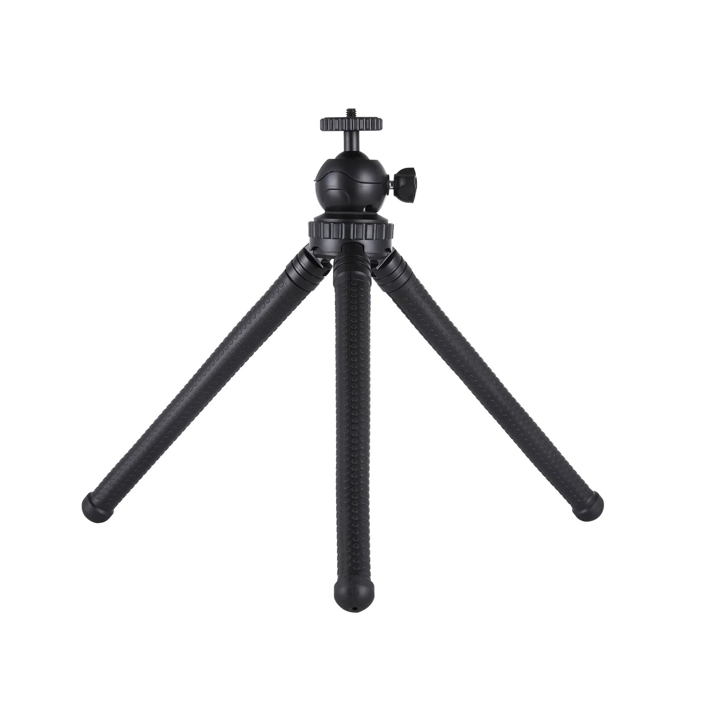 Onn Adjustable Mini Tripod Stand | Flexible Holder for Compact Cameras, GoPro & Smartphones
