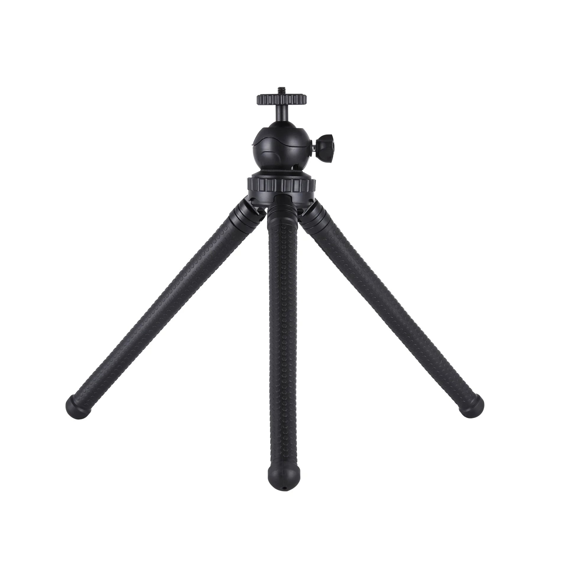 Onn Adjustable Mini Tripod Stand | Flexible Holder for Compact Cameras, GoPro & Smartphones