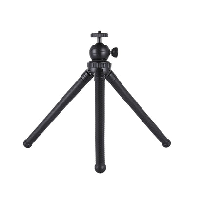 Onn Adjustable Mini Tripod Stand | Flexible Holder for Compact Cameras, GoPro & Smartphones