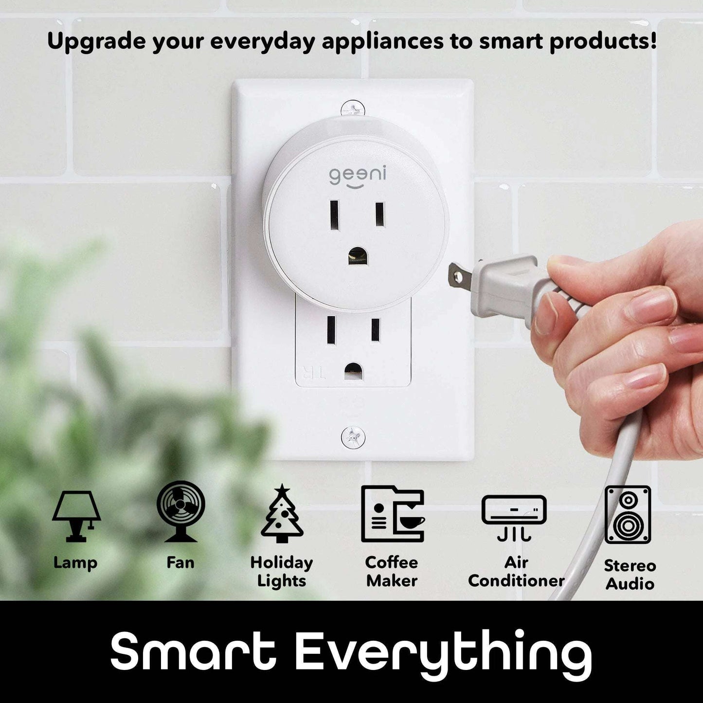 Geeni DOT Smart Plug | Compact Wi-Fi Outlet (2.4GHz) with Remote & Voice Control (2-Pack) | Alexa & Google Compatible
