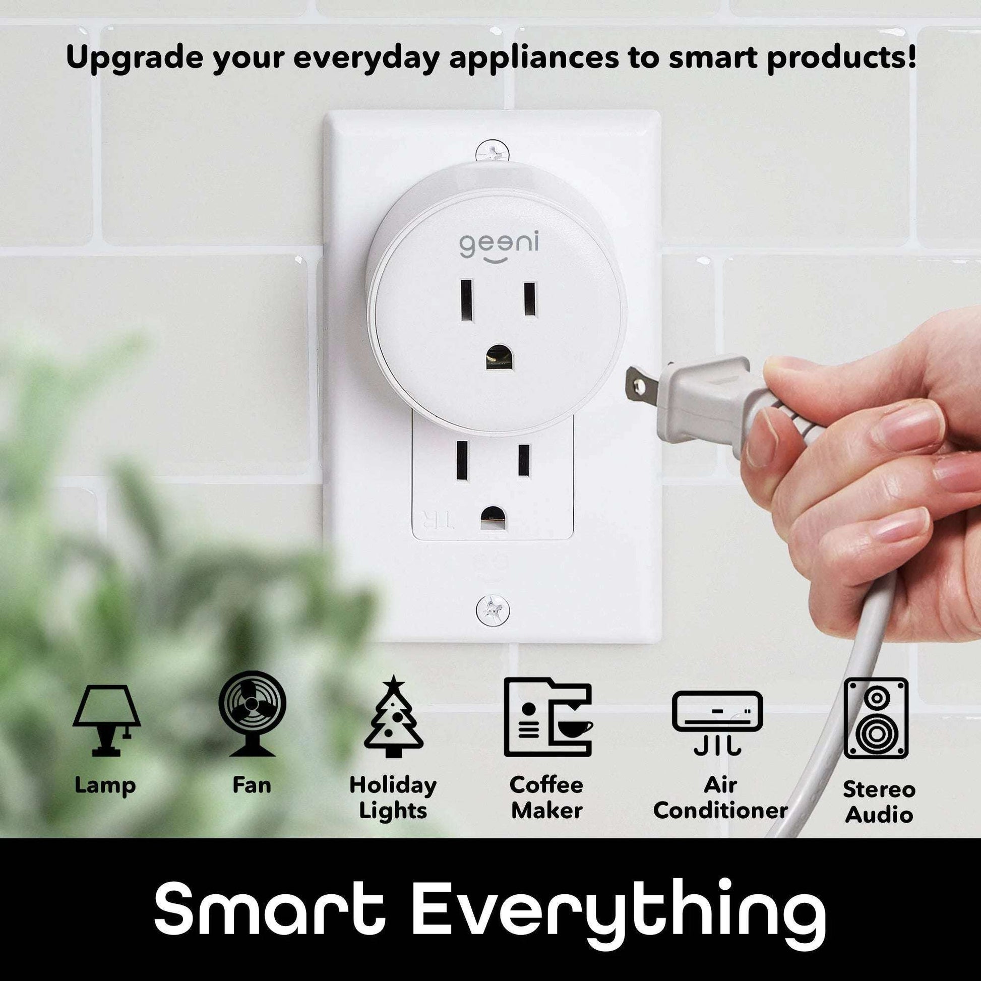 Geeni DOT Smart Plug | Compact Wi-Fi Outlet (2.4GHz) with Remote & Voice Control (2-Pack) | Alexa & Google Compatible