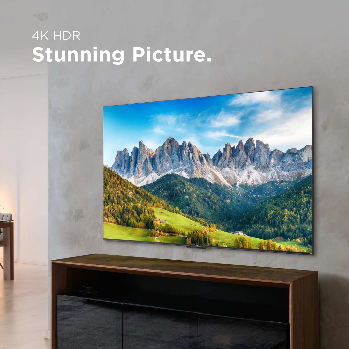TCL 65” Class S4 (65S451) 4K UHD HDR Smart TV with Roku TV | Voice Control, AirPlay, & 4 HDMI Inputs