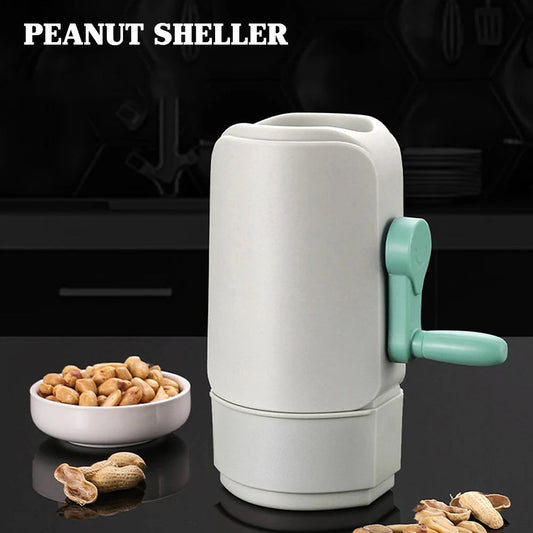 Hand-Crank  Peanut & Pistachio Sheller | Food-Grade, Mess-Free Nut Opener for Home & Commercial Use