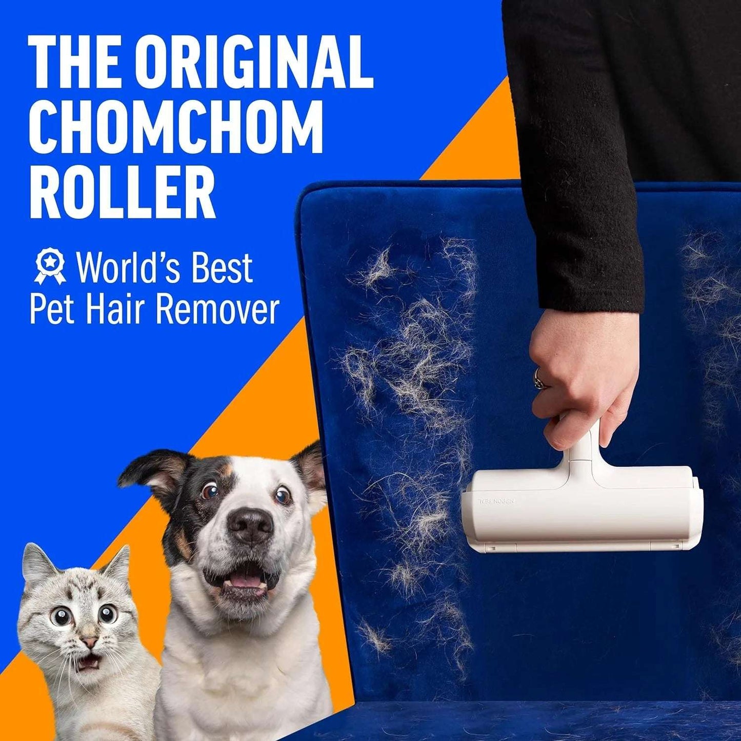 Roller Pet Hair Remover and Reusable Lint Roller